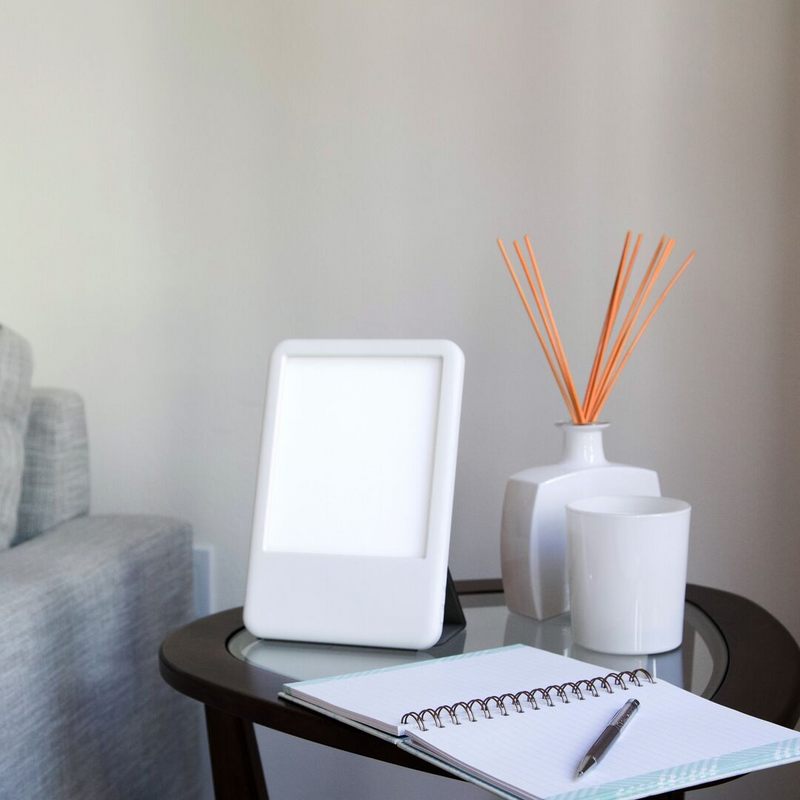 Sun Joy. A sleek and versatile 10000 LUX LED light therapy lamp