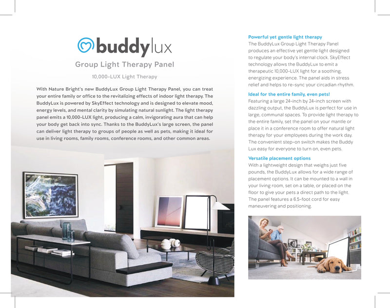 BuddyLux - Group Light Therapy Panel