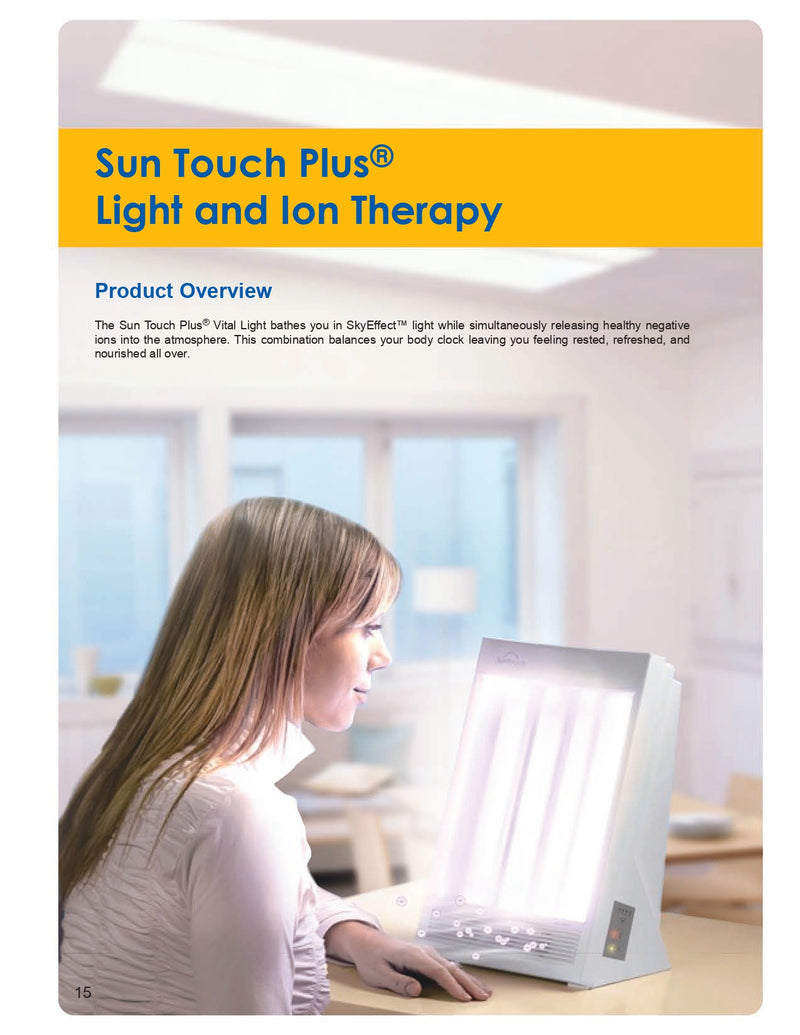 Sun Touch Plus is designed to boost your mood and energy